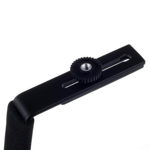 D Shaped Adjustable Hot Shoe Flash L Bracket Grip Mount Fr Camera LED Speedlite - Photo 7/7