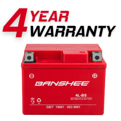 4L-BS Banshee Battery for KTM 450 SX-F 2011-2016 - Maintenance-Free, 4-Year Warr
