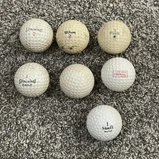Vintage Golf all Used Shags Lot Spalding Maxfli Wilson
