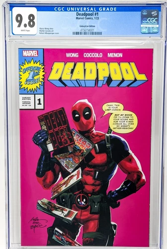 Marvel Deadpool #1 Rafael Albuquerque Cover CGC Universal Grade 9.8 NM/Mint