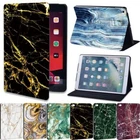 Marble Leather Tablet Stand Cover Case For Apple iPad 11th Gen A16 2025  +Pen