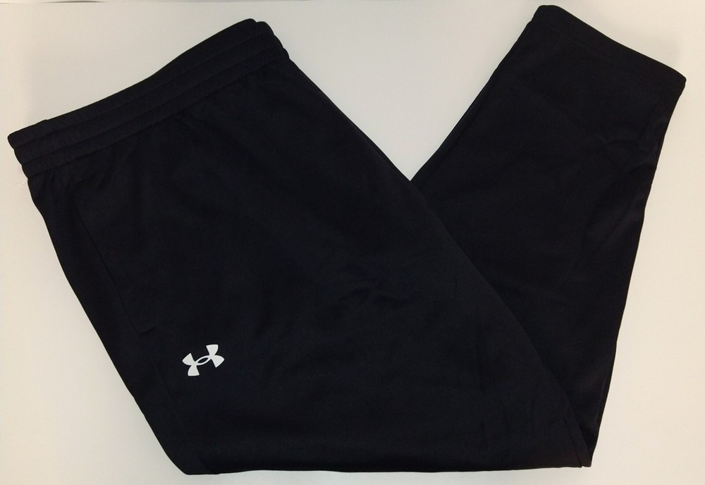 Under Armour Men's Rival Fleece Sweatpants Big&Tall Size 5XL Loose Fit Black NWT