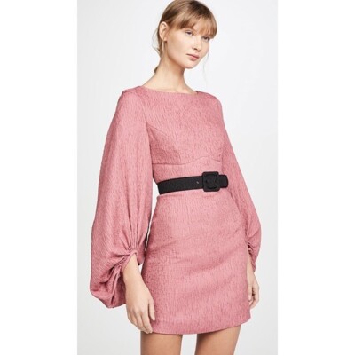 greta long sleeve dress Greta Long Sleeve Midi Dress