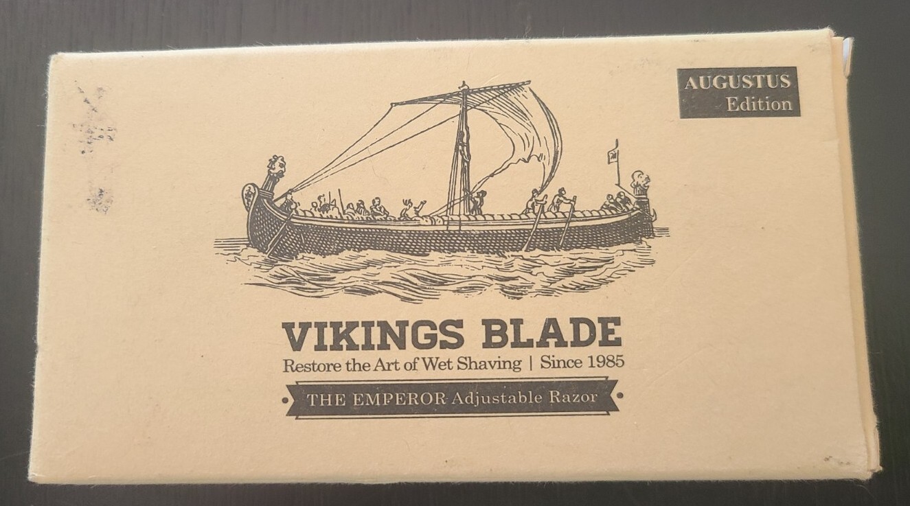 VIKINGS BLADE The Emperor Adjustable Safety Razor AUGUSTUS Edition