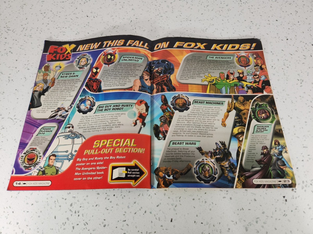 Fox Kids Magazine Fall 1999 - Free Shipping! | eBay