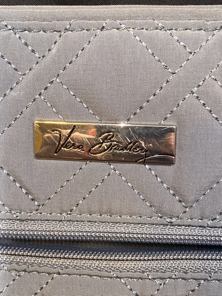 Bolso de Mano Vera Bradley para Computadora Portátil Azul Foto 2 de 4