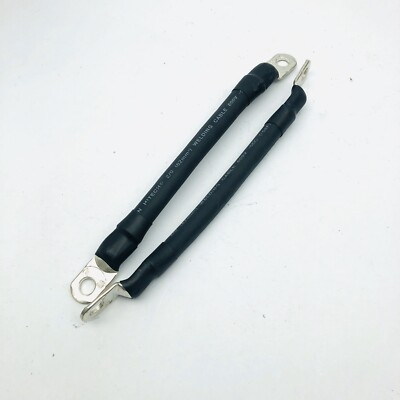 LOT OF 2 EAST PANN HITECH 2/0 BLACK NEGATIVE BATTERY JUMPER CABLES