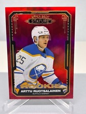 21-22 Arttu Ruotsalainen  RARE Rookie SSP/11 Buffalo Sabres UD Stature