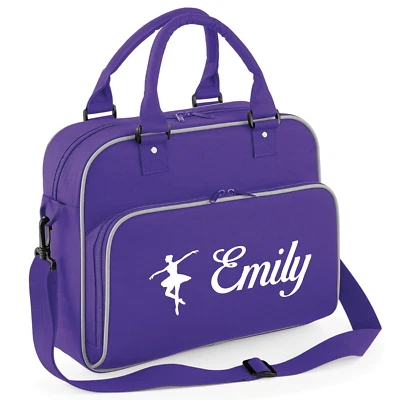 BAGBASE Personalised Kids Girls Ballet Shoulder Dance Bag School Gym Kit