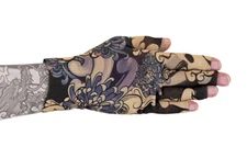 DRAGON LAIR BEIGE Graduated Compression Glove by LYMPHEDIVAS, ANY SZ/LEVEL, New