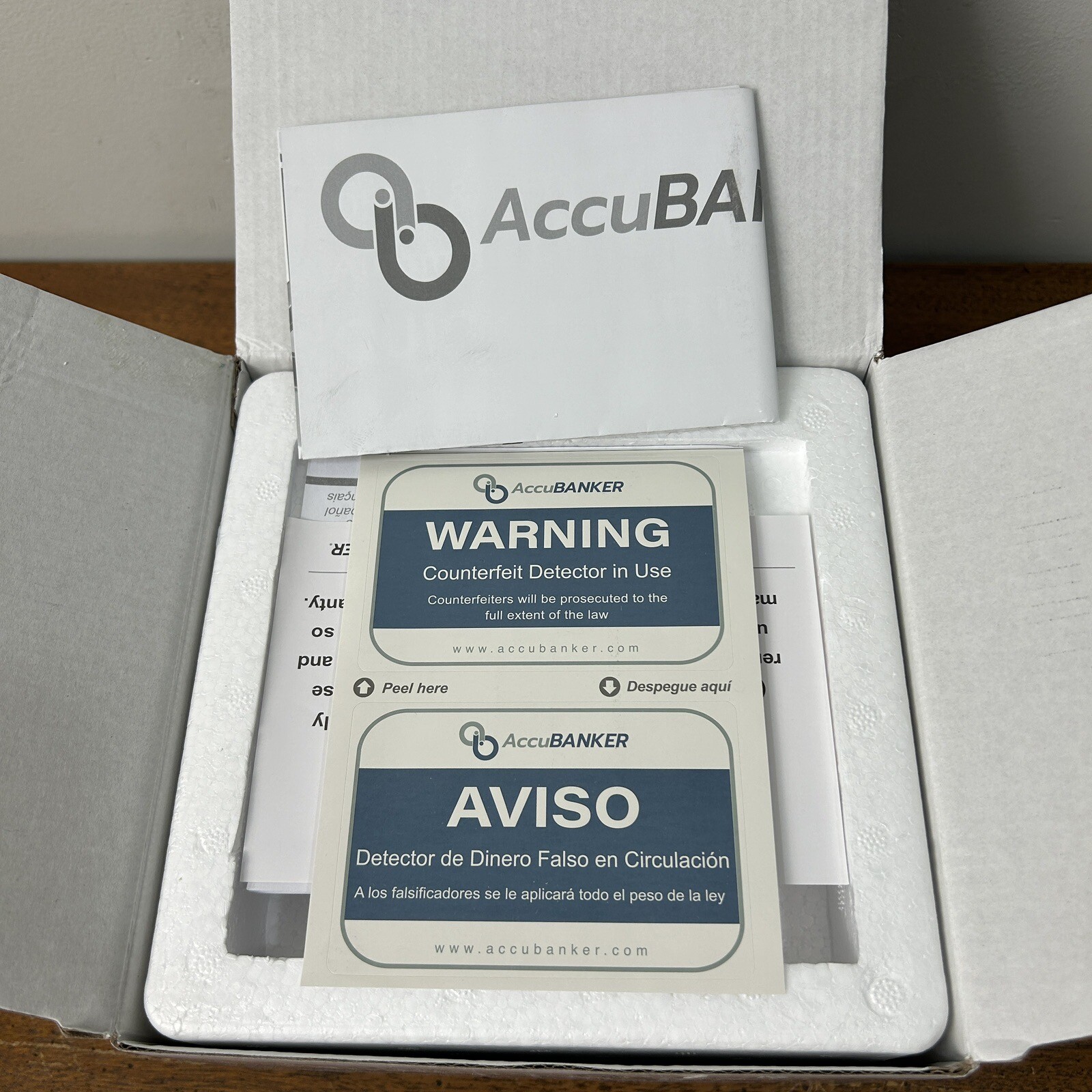 Accubanker D500 Digital Counterfeit and Value Detector 524883098331 eBay