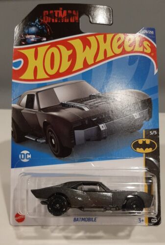 Hot Wheels - Batmobile - 1:64 Scale - Diecast - Black - The Batman Movie / Film - Picture 1 of 6