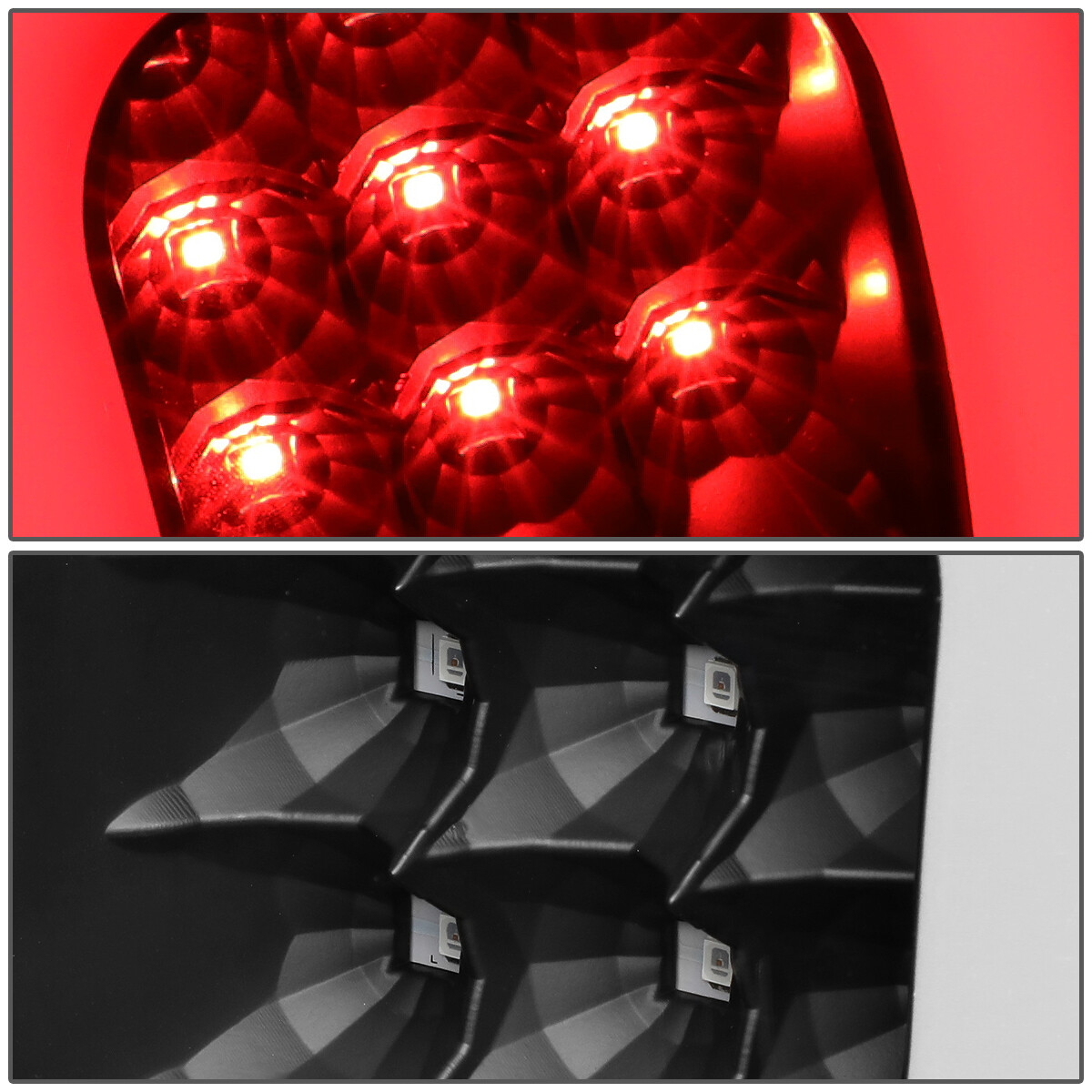 FOR 2009 2014 FORD F 150 DUAL LED BAR TUBE TAIL LIGHT BRAKE LAMPS BLACK for-2009-2014-ford-f-150-dual-led-bar-tube-tail-light-brake-lamps-black