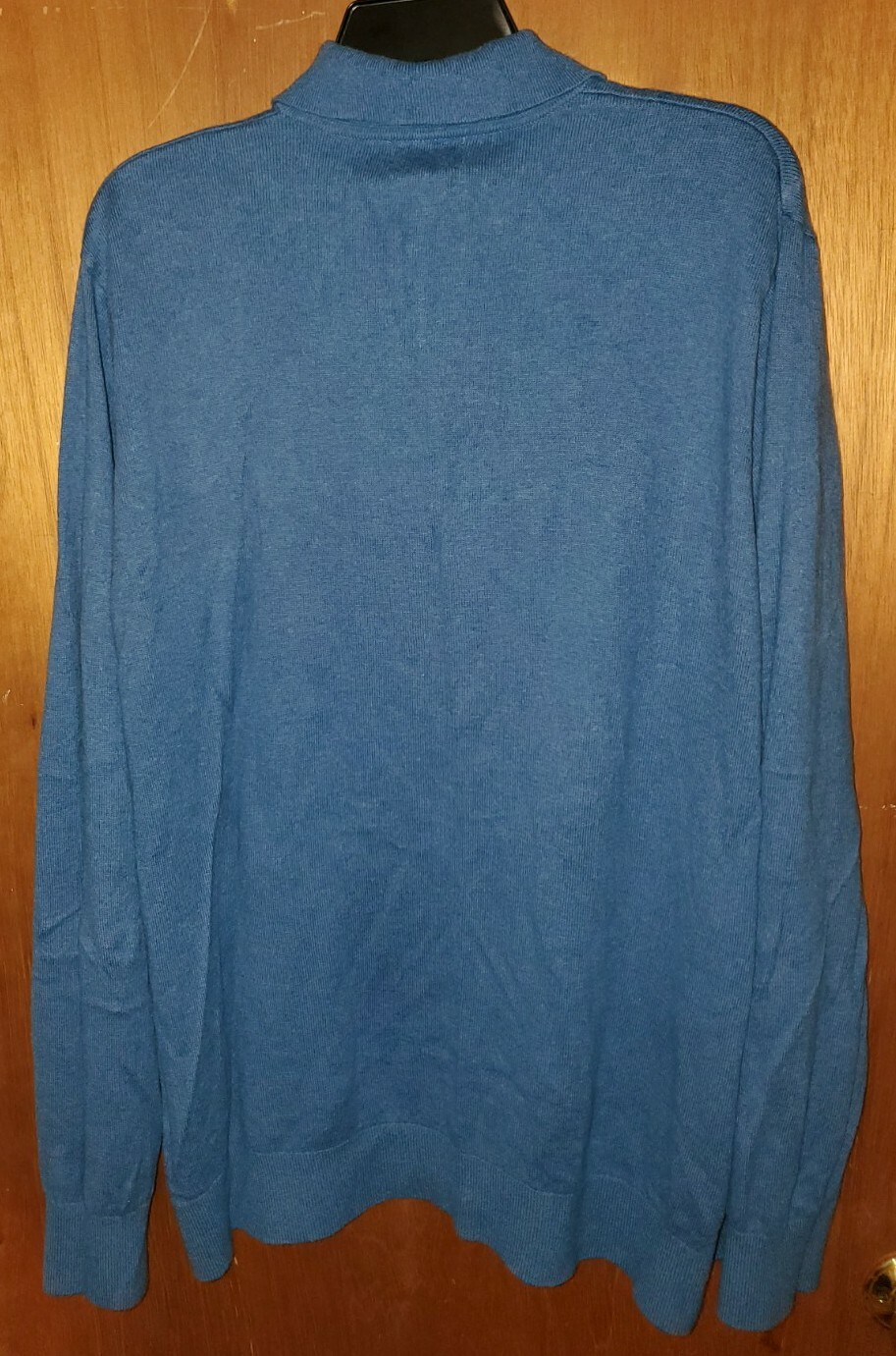 Mens Blue LLBean Cotton/ Cashmere Blend Three Button … Gem