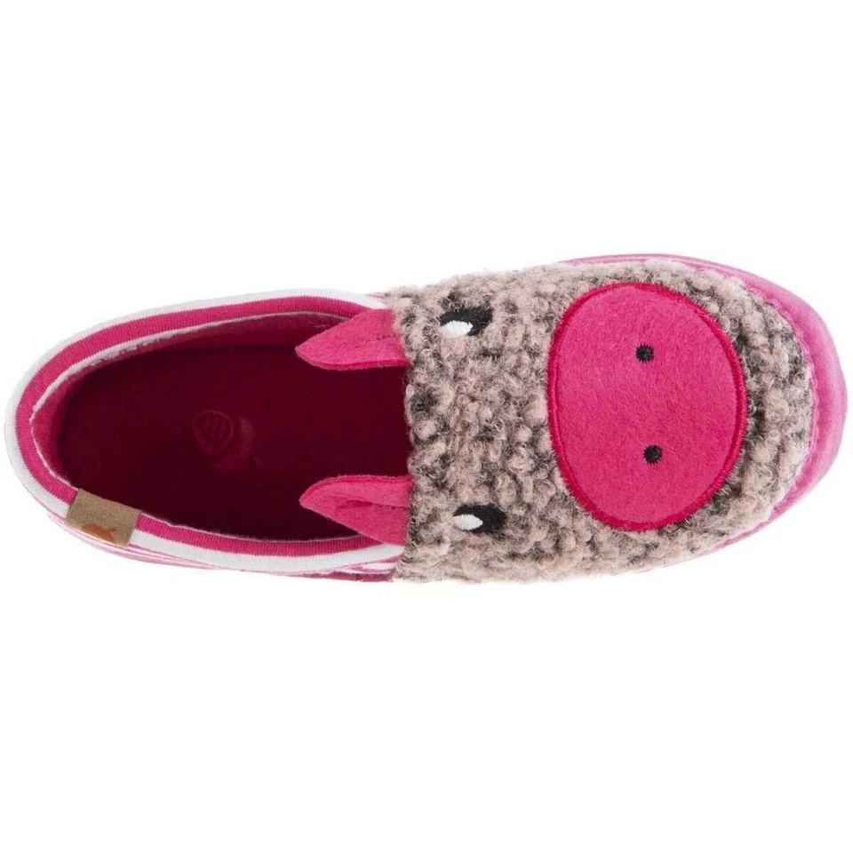 Forros de vellón Acorn Critter para niños, cerdo perla rosa - talla 8-9 A20152PPA8-9 Foto 3 de 4