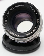 Steinheil München Quinon 50 mm f2 2.0 2.0 M39 obiettivo marrone super paxette