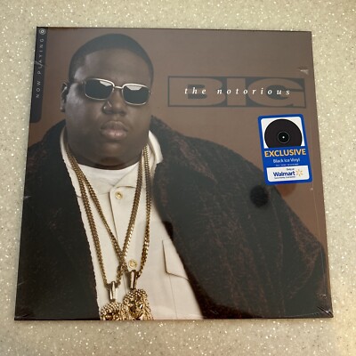 The Notorious B.I.G. Now Playing Black Ice Vinyl Record NEW SEALED