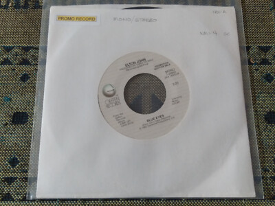 Elton John ''Blue Eyes'' 45rpm Promo copy cond Near MINT c pics
