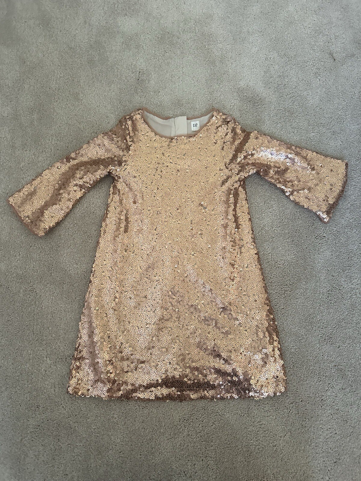 GAP kids Sparkly Dress Size Medium Gold