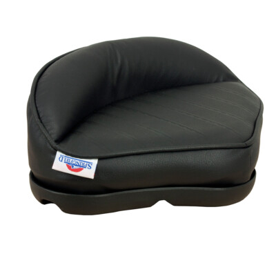Springfield Pro Stand-Up Boat Fishing Casting Seat Black Vinyl Padded Cushion