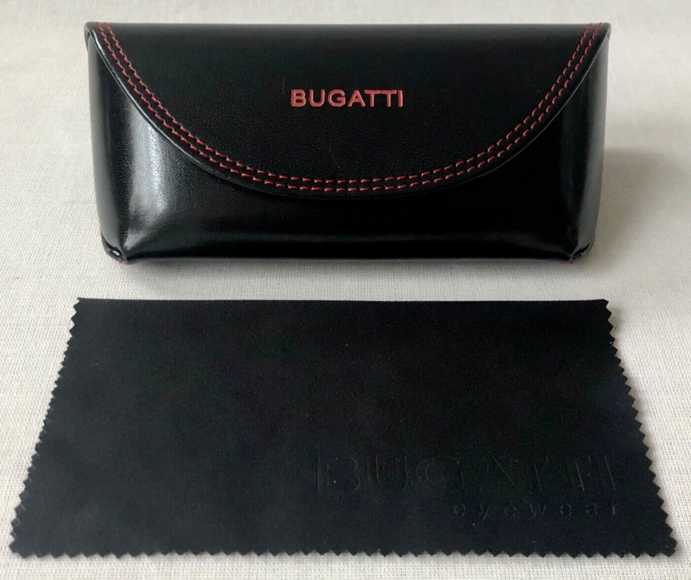 BUGATTI Etui Vegan Leder Herren Schwarz Вращает большой магнит Klapp Tuch Frankreich 6690₽