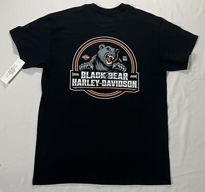 Harley Davidson Motorcycle Black Bear T-Shirt (Size X-Large) Brand New With Tags