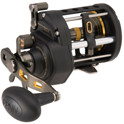 Penn Fathom II Level Wind 20 Reel - Rechtshand Angelrolle, Multirolle fürs Meer