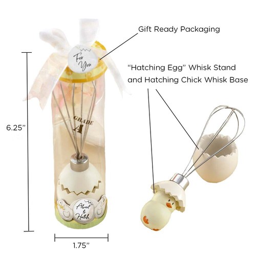 20x Fruste per uova in acciaio inox "About to Hatch" - Bomboniere baby shower uniche - Foto 2 di 6