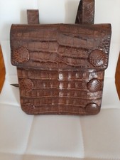 Originale borsello uomo/donna  vero Coccodrillo 