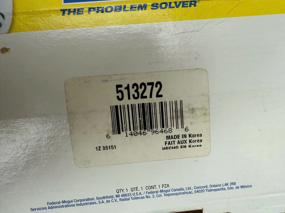 Conjunto de buje y cojinete de rueda delantera MOOG para Jeep Wrangler 2007-2016 con ABS 513272 Foto 2 de 2