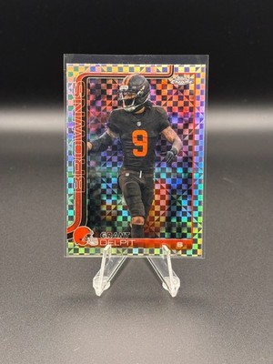 Grant Delpit - 2025 Topps Chrome X-Fractor - Cleveland Browns
