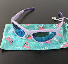 Goodr "In My Periwinkle Prime  Purple Teal Reflect Lenses Kid's Sunglasses