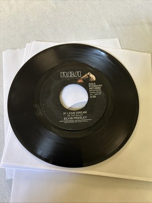 Elvis Presley Edge Of Reality 7'' Record Vinyl Y