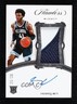2020-21 Panini Flawless Collegiate Vertical 20/20 Saddiq Bey #129 Patch Auto 3u4