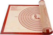 Non-slip Silicone Pastry Mat 28''x20'' for Baking, Dough Rolling, Oven
