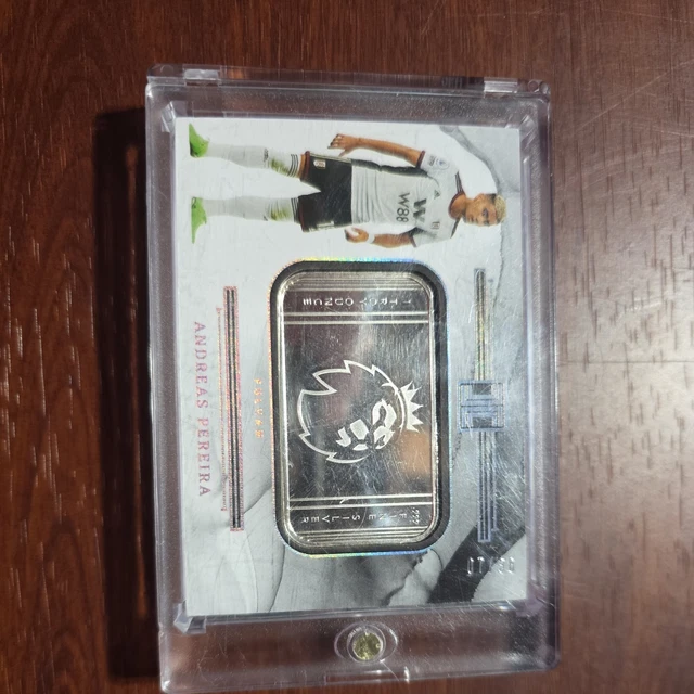 2022-23 Impeccable Premier League Andreas Pereira #36 1oz Silver Bar Fulham07/36