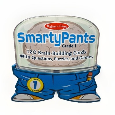 Melissa & Doug Smarty Pants Grade 1 Brain Cards 120 Q&A Puzzles Kids Learning