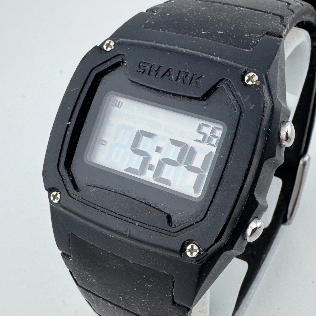 FREESTYLE The Tetra Black Rubber Band Rectangular Digital Unisex Wristwatch NIB Freestyle Digital Rubber Band Wristwatches for sale | eBay main image 2