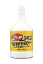 Red Line Gear Oil - 75W140 - Synthetic - 1 qt - Each