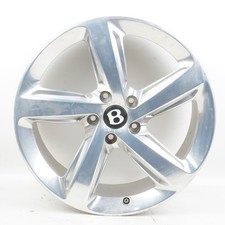 2011 -2020 Bentley Mulsanne Polished Grey OEM Wheel 21” Original Rim 3Y0601025AF