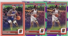 LOT (3) 2023-24 NBA HOOPS SLIME ORANGE BRADLEY BEAL BOL BOL PHOENIX SUNS - 671