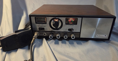 Teaberry T-Control Vintage CB Radio, Transceiver Base Station *TESTED* w/ Mic