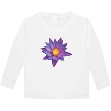 T-shirt 'Giglio d'acqua' per bambini/ragazzi a maniche lunghe in cotone (KL046980)