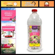 Ready-to-Use Hummingbird Nectar with Electrolytes, Naturally Colored, 64 oz