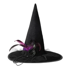 Halloween Witch Hat Witches Hat Wizard Costume for Halloween Cosplay Party