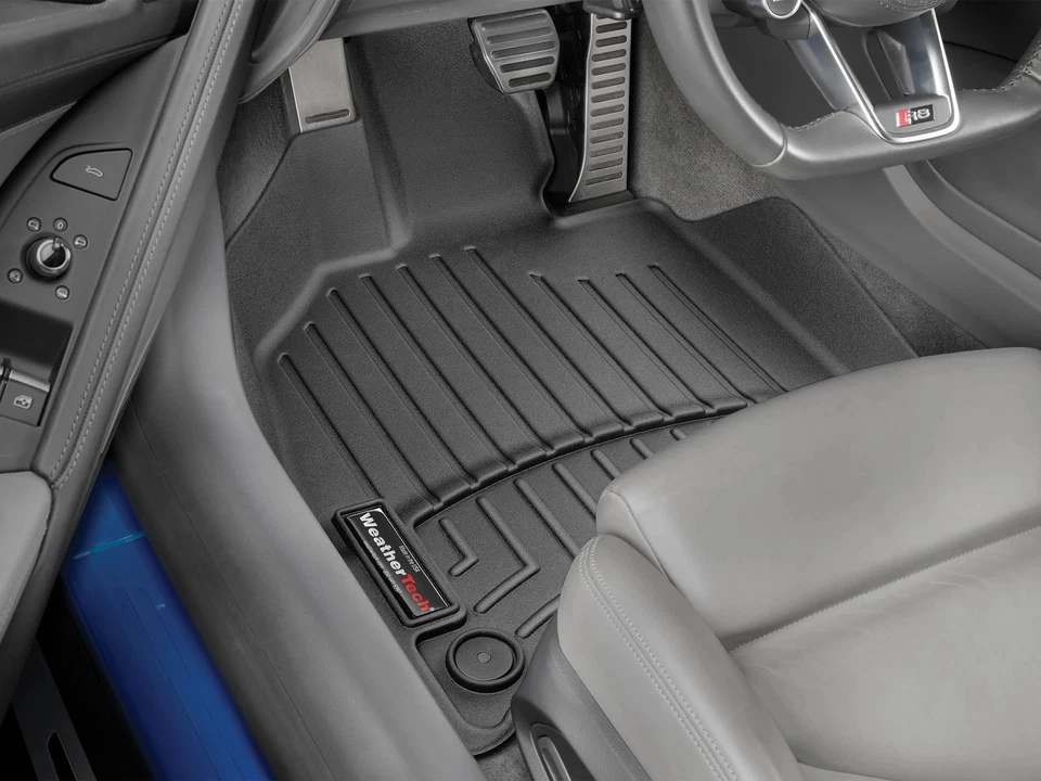 Tapetes WeatherTech FloorLiner para - Audi R8 - 1ª linha preto - Imagem 2 de 4