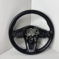 2019 MAZDA CX-5 STEERING WHEEL BLACK LEATHER W/ HEAT OEM