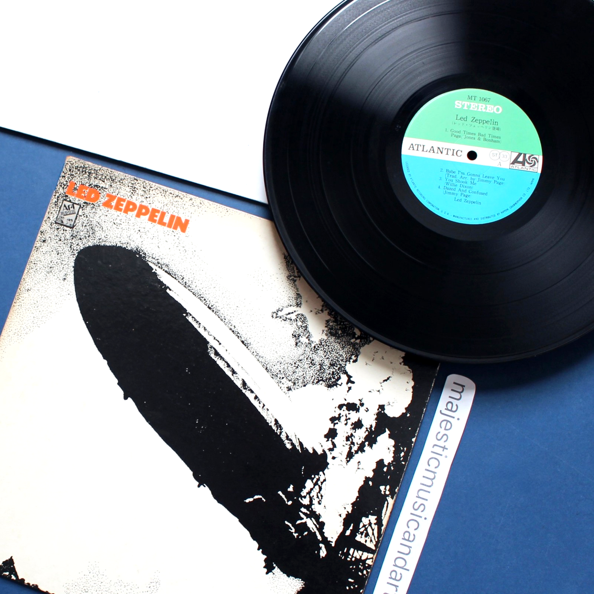 RARE BLUE GREEN LABEL 1969 LED ZEPPELIN I ONE VINYL LP JAPAN | eBay