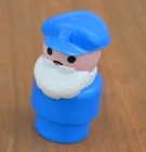 Vintage Fisher Price Little People Boat Captain w/Beard 2524 Cruise 2582 Marina
