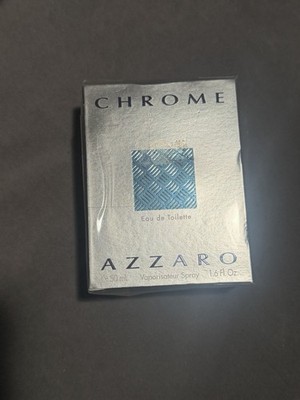Azzaro Chrome  Men's Eau de Toilette 1.7oz / 50ML NEW